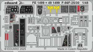 Eduard FE1499 F-86F-25/30 Airfix 1/48