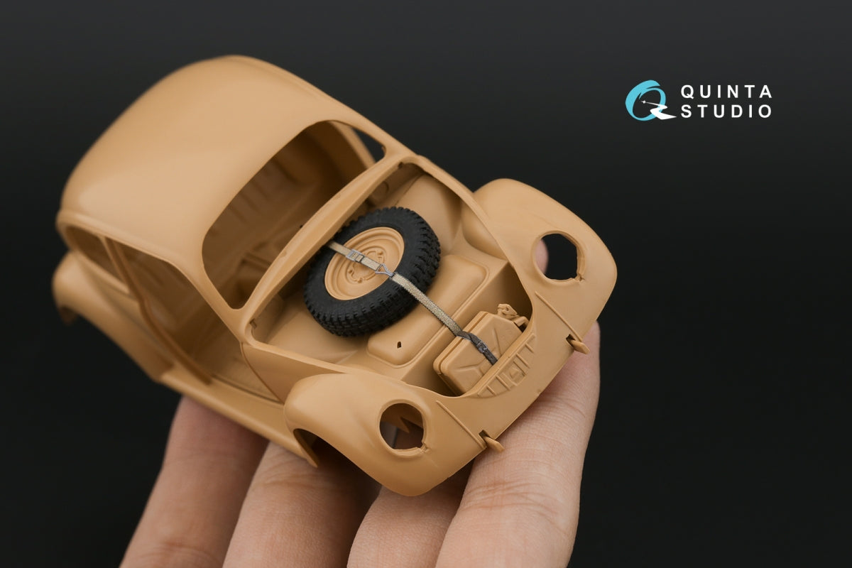 Quinta Studio QD35113 Volkswagen Typ 82E 3D-Printed &amp;amp; colored Interior on decal paper (RFM) 1/35 – image 12