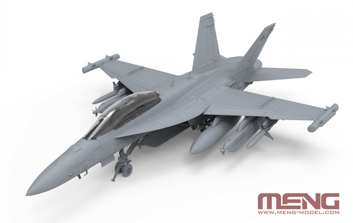 Meng LS-019 Boeing EA-18G Growler Electronic Attack Aircraft Yellow Jackets 1/48 – zdjęcie 7