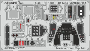 Eduard BIG49394 Vampire FB.5 AIRFIX 1/48 – zdjęcie 3