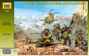 Zvezda 3619 Afghan War(1979-1989): Soviet Paratroopers 1/35