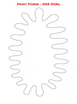 Paint Forge PFST005M STENCIL - OVAL – zdjęcie 2