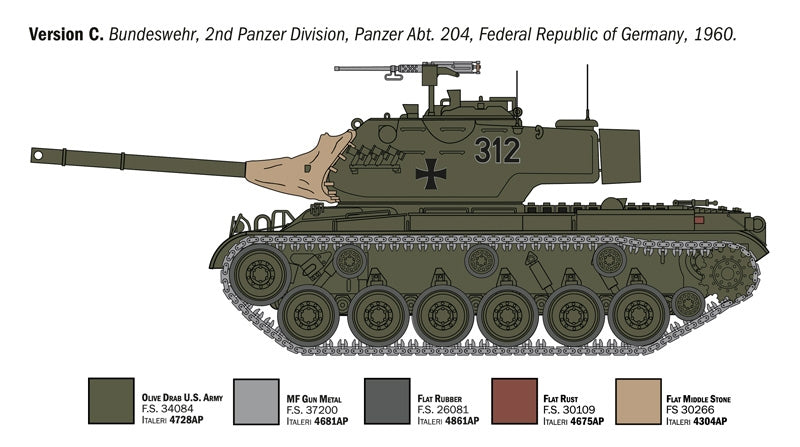 Italeri 6763 M47 Patton (New Parts) 1/35 – zdjęcie 9
