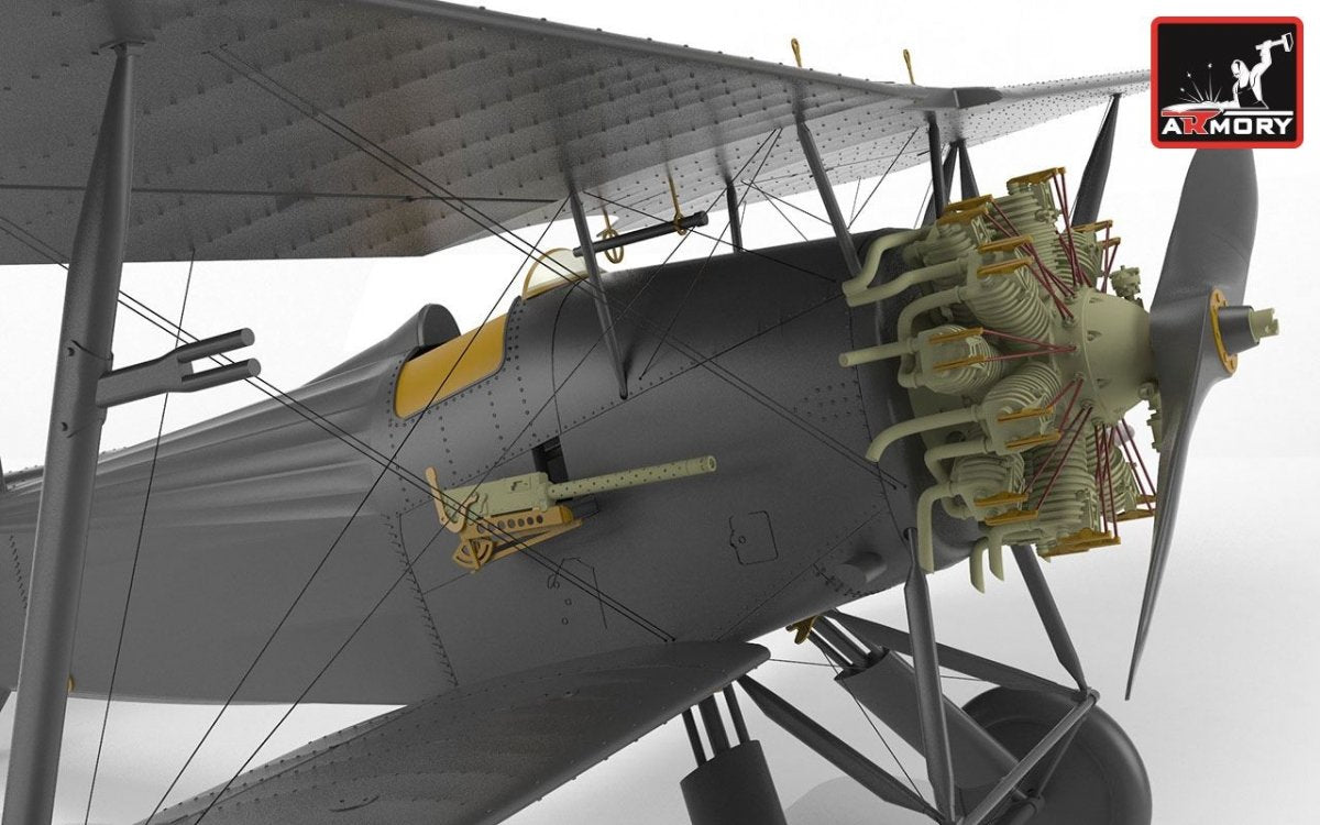 Armory Models 48001 Fairey Flycatcher British interwar FAA Fighter, early version, w/ Jaguar-III engine 1/48 – zdjęcie 6