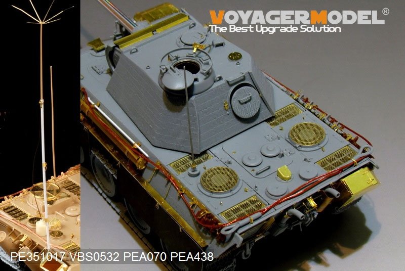 Voyager Model PE351017 WWII German Panther G Early ver.Basic upgrade set (For TAKOM 2119/2134) 1/35 – zdjęcie 11