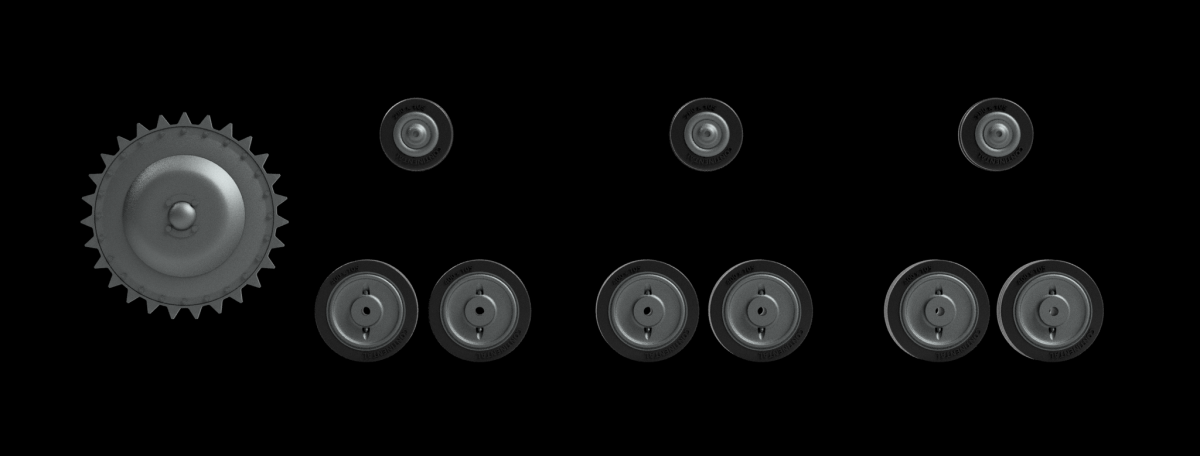 Panzer Art RE35-786 Pz.Kpfw II a Road wheels set 1/35 – image 2