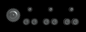 Panzer Art RE35-786 Pz.Kpfw II a Road wheels set 1/35 – image 2