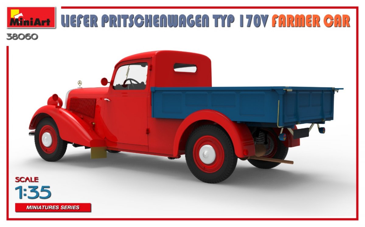 MiniArt 38060 LIEFER PRITSCHENWAGEN TYP 170V FARMER CAR 1/35 – image 10