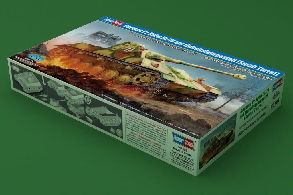 Hobby Boss 80151 German Type III/IV Hybrid Chassis Tank Small Turret 1/35 – zdjęcie 2