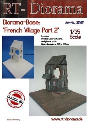 RT-Diorama 35167 Diorama-Base: &amp;quot;French Village&amp;quot; Part 2 1/35