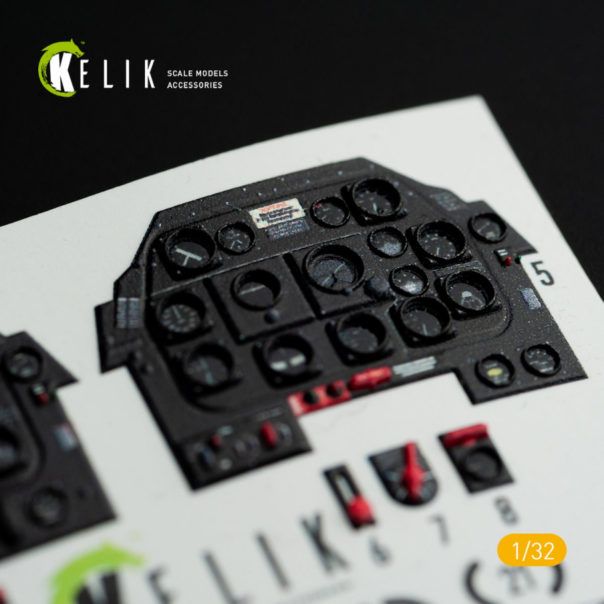 KELIK K32015 P-51D MUSTANG - INTERIOR 3D DECAL FOR TAMIYA KIT 1/32 – image 5