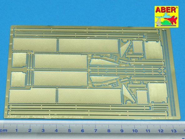 Aber 35A009 Błotniki do PzKpfw IV 1/35 – zdjęcie 2