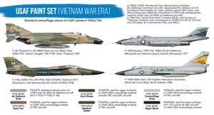 Hataka HTK-BS09 USAF Paint Set Vietnam war-era 6x17ml – immagine 2