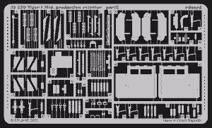 Eduard 35520 Tiger I Mid. Production exterior 1/35 Academy – zdjęcie 3