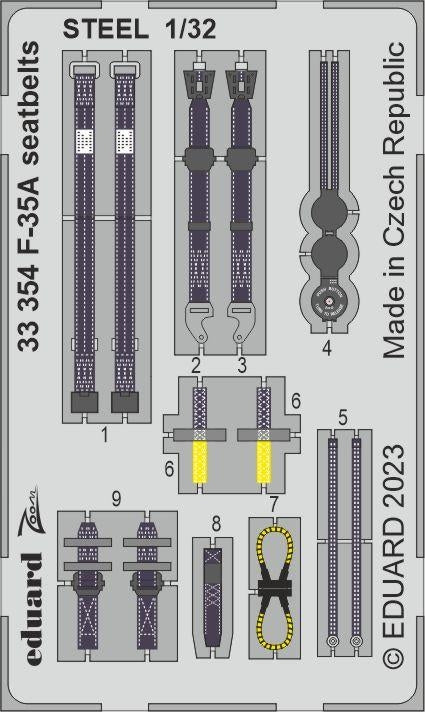 Eduard BIG33155 F-35A Trumpeter 1/32 – zdjęcie 4