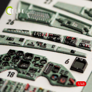 KELIK K48052 SU-27UB FLANKER INTERIOR 3D DECALS FOR GWH KIT 1/48 – image 2
