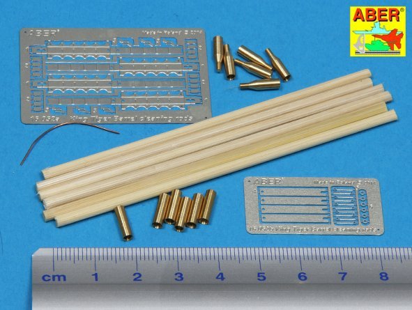 Aber 16052 Barrel cleaning rods with brackets for Tiger II 1/16 – zdjęcie 2