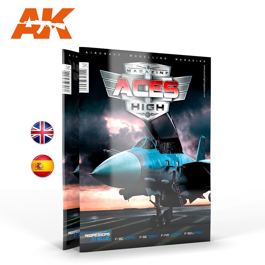 AK-Interactive AK2941 ACES HIGH 19: AGGRESSORS IN BLUE (English / Spanish) – image 2
