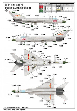 Trumpeter 02845 PLA J-8B fighter 1/48 – zdjęcie 12