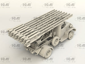 ICM 35596 BM-13-16 on G7107 chassis with Soviet crew 1/35 – image 4