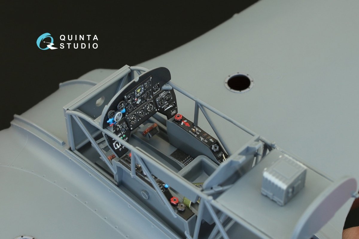 Quinta Studio QD32007 Yak-3 3D-Printed &amp;amp; colored Interior on decal paper (for Special Hobby kit) 1/32 – image 8