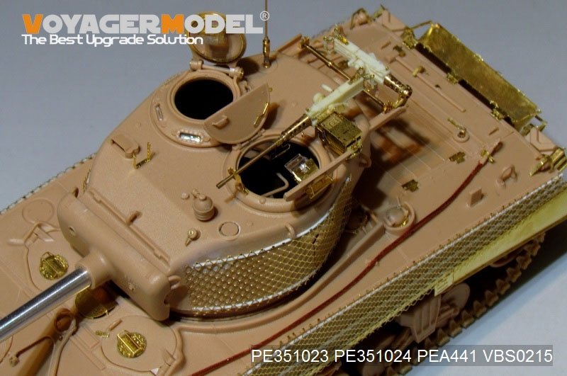 Voyager Model PE351023 WWII US M4A3 (76) w Mid Tank Basic For MENG TS-043 1/35 – zdjęcie 8