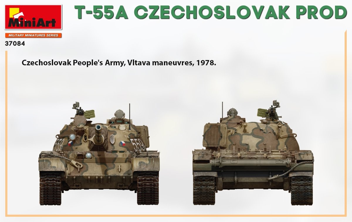 Miniart 37084 T-55A CZECHOSLOVAK PRODUCTION 1/35 – image 4