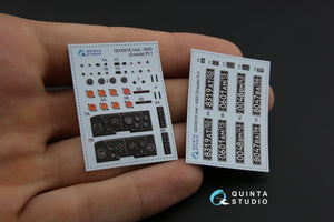 Quinta Studio QD35016 Ural-4320 3D-Printed &amp;amp; coloured Interior on decal paper (for Zvezda kit) 1/35 – zdjęcie 2