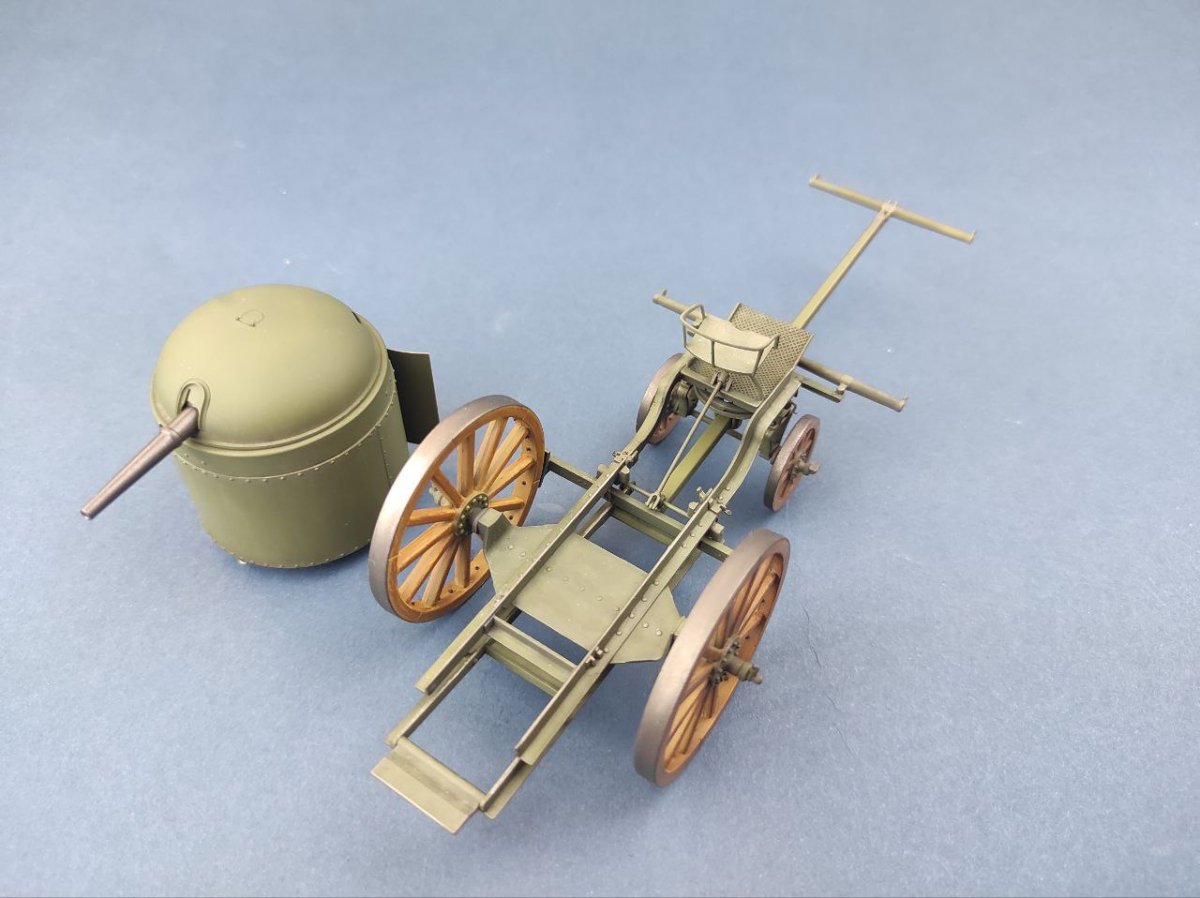 Copper State Models 35011 5,7cm Gruson Fahrpanzer 1/35 – zdjęcie 4