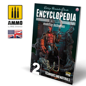 Ammo of Mig Jimenez 6222 ENCYCLOPEDIA OF FIGURES MODELLING TECHNIQUES VOL. 2 - TECHNIQUES &amp;amp; MATERIALS (English)