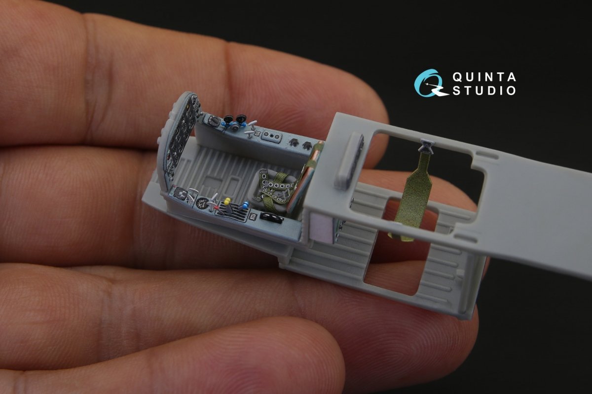 Quinta Studio QD48081 Yak-2/Yak-4 3D-Printed &amp;amp; colored Interior on decal paper (for Mars Models kit) 1/48 – image 9