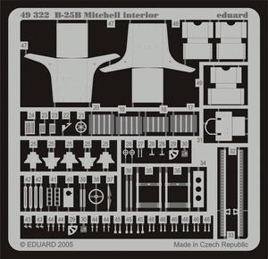 Eduard 49322 B-25B interior 1/48 ACCURATE MINIATURES – zdjęcie 2