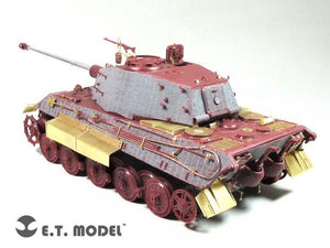 E.T. Model EA35-121 WWII German King Tiger Fender &amp;amp; Side Skirts For Meng Kit 1/35 – zdjęcie 4