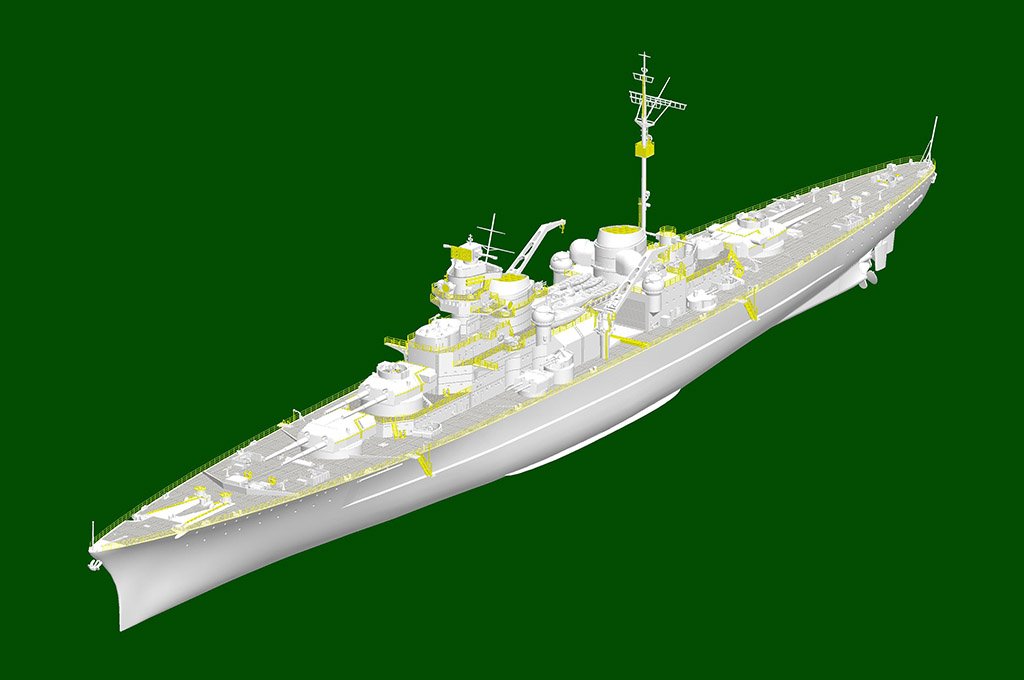Trumpeter 05370 DKM O Class Battlecruiser Barbarossa 1/350 – image 5