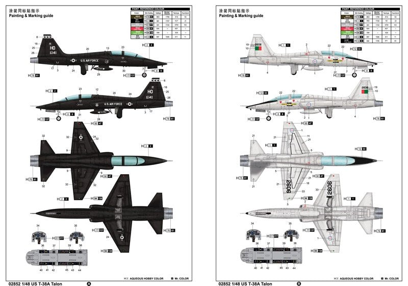 Trumpeter 02852 T-38A Talon 1/48 – image 4