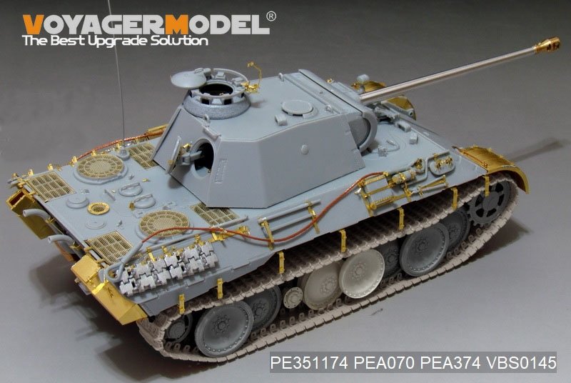 Voyager Model PE351174 WWII German Panther A early ver. Basic（For MENG TS-046）1/35 – zdjęcie 10