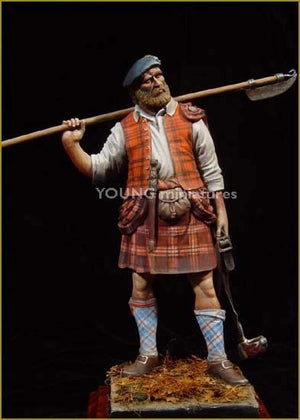 Young Miniatures YH9004 Highland Clansman 1746 90mm – image 2