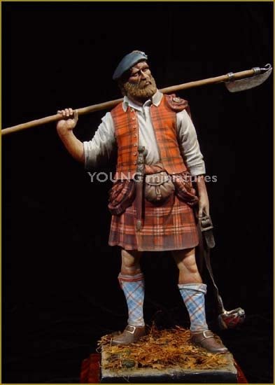 Young Miniatures YH9004 Highland Clansman 1746 90mm – image 2