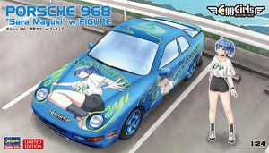 Hasegawa SP615 Porsche 968 &amp;quot;Sara Mayuki&amp;quot; with Figure 1/24