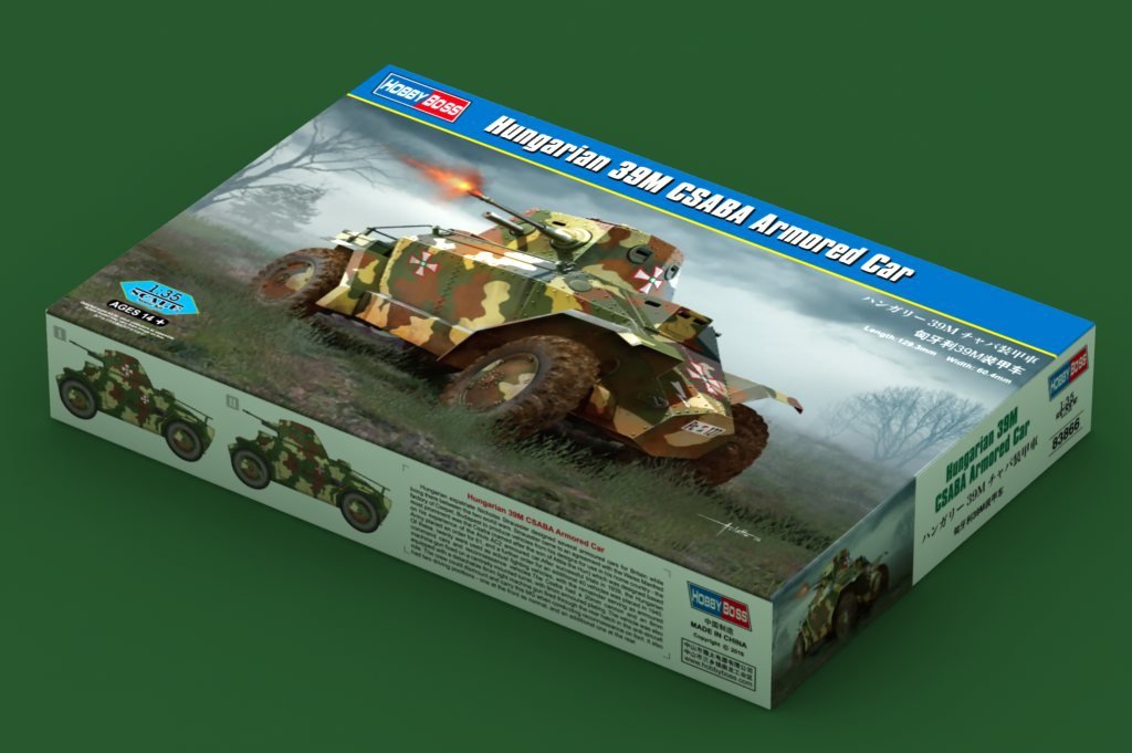 Hobby Boss 83866 Hungarian 39M CSABA Armored Car (1/35) – image 2