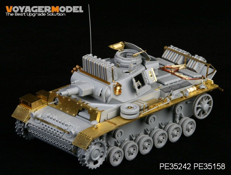 Voyager Model PE35242 WWII German Pz.Kpfw.III Ausf.N sPz.Abt 501 Afrika For DRAGON 6431 1/35 – image 2