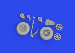 Eduard 648964 TBF/ TBM wheels w/ smooth tire ACADEMY 1/48 – image 5
