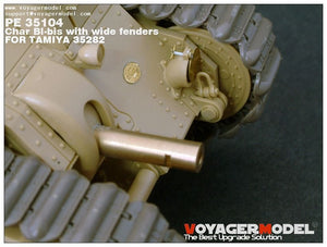 Voyager Model PE35104 WWII French Char BI-bis with wide fenders (B ver include Gun barrel) for TAMIYA 35282 1/35 – imagen 10