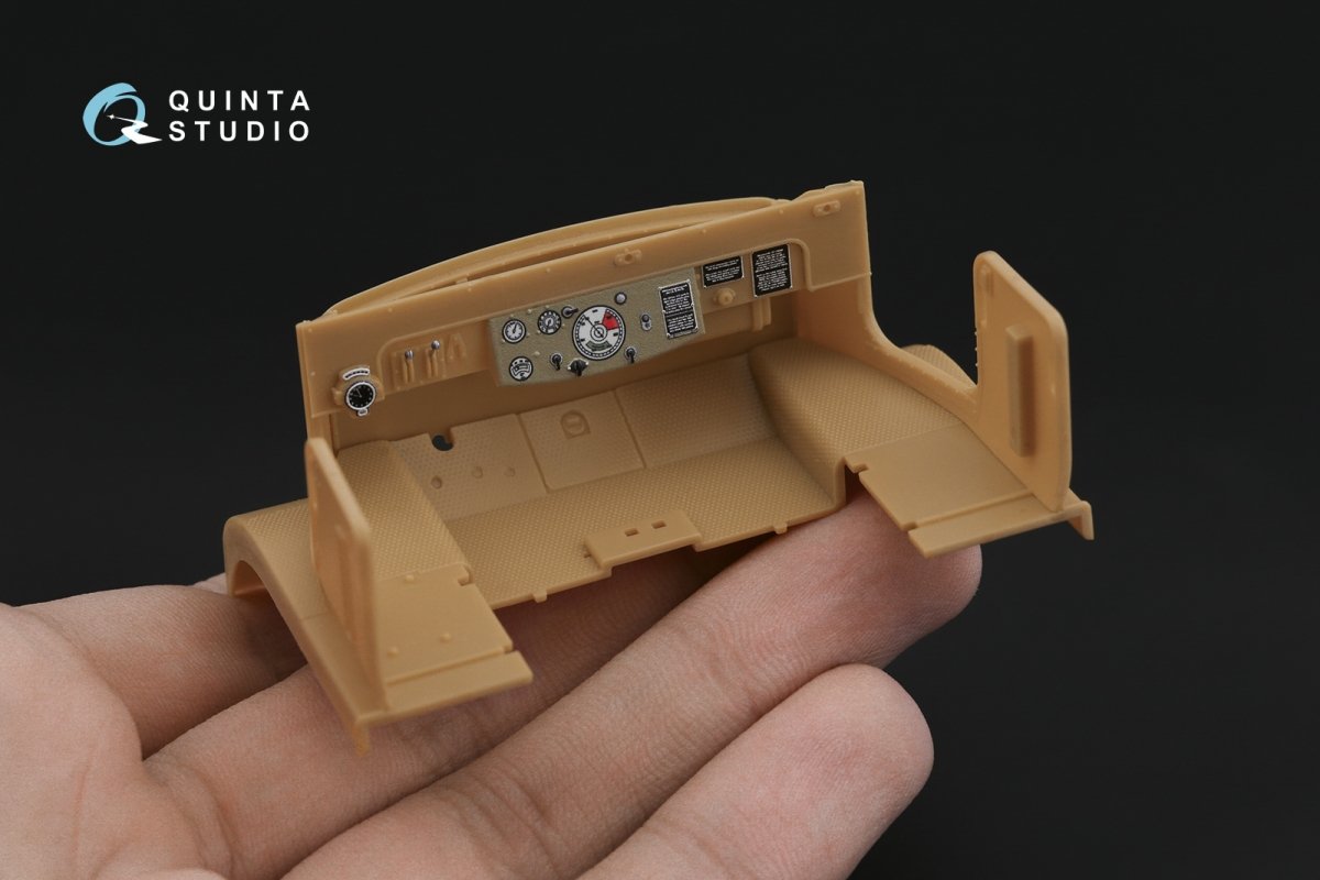 Quinta Studio QD35075 Sd.Kfz.6-1 BN9b 3D-Printed &amp;amp; coloured Interior on decal paper (Bronco) 1/35 – zdjęcie 3