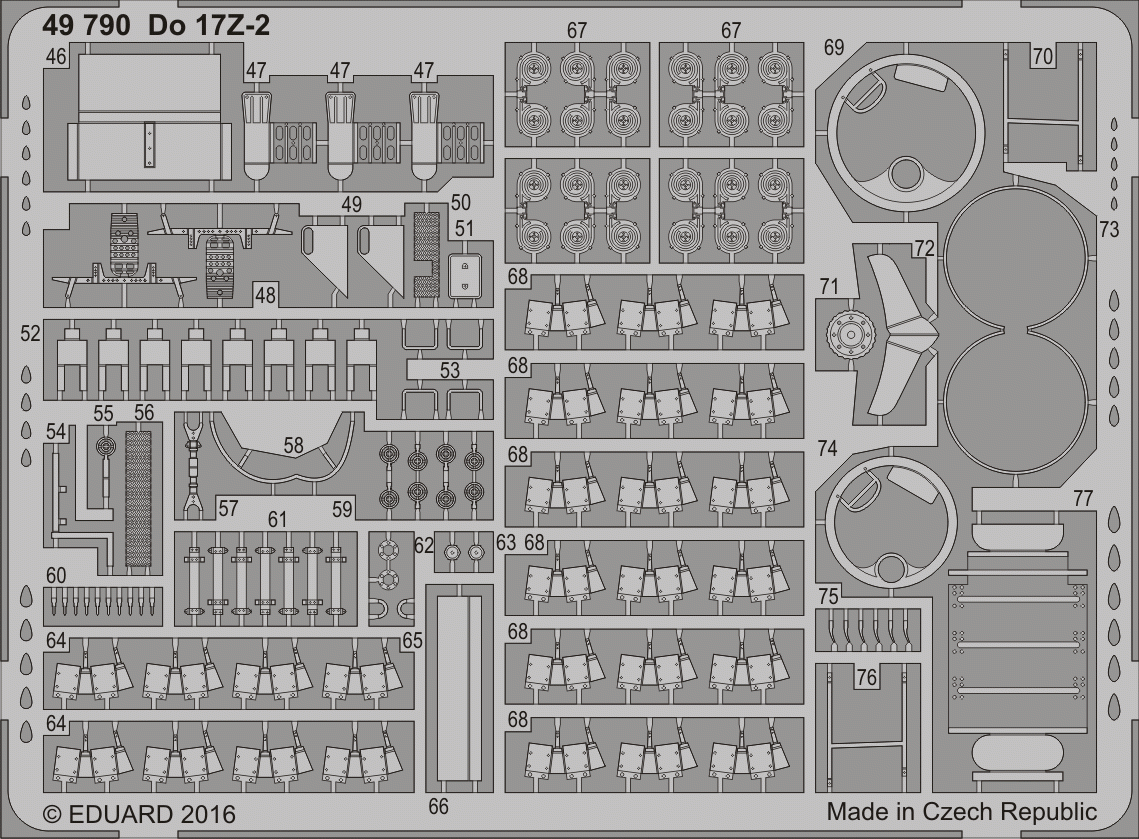 Eduard 49790 Do 17Z-2 ICM 1/48 – Bild 2