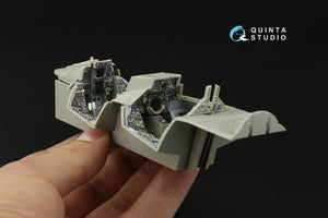 Quinta Studio QD32098 F-14A 3D-Printed &amp;amp; colored Interior on decal paper ( Trumpeter ) 1/32 – image 9
