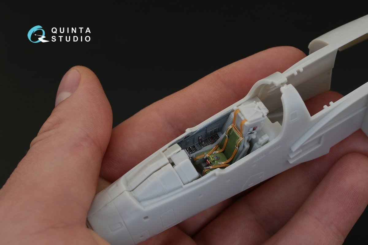 Quinta Studio QD48113 Mirage 2000C 3D-Printed &amp;amp; coloured Interior on decal paper (for Kinetic kit) 1/48 – zdjęcie 8