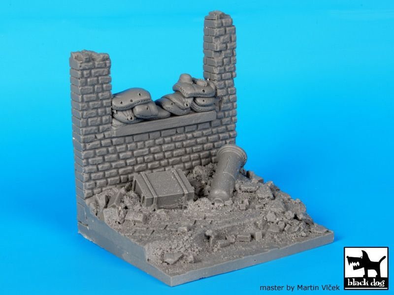 Black Dog D35014 Wall with sand bags base 1/35 – image 6