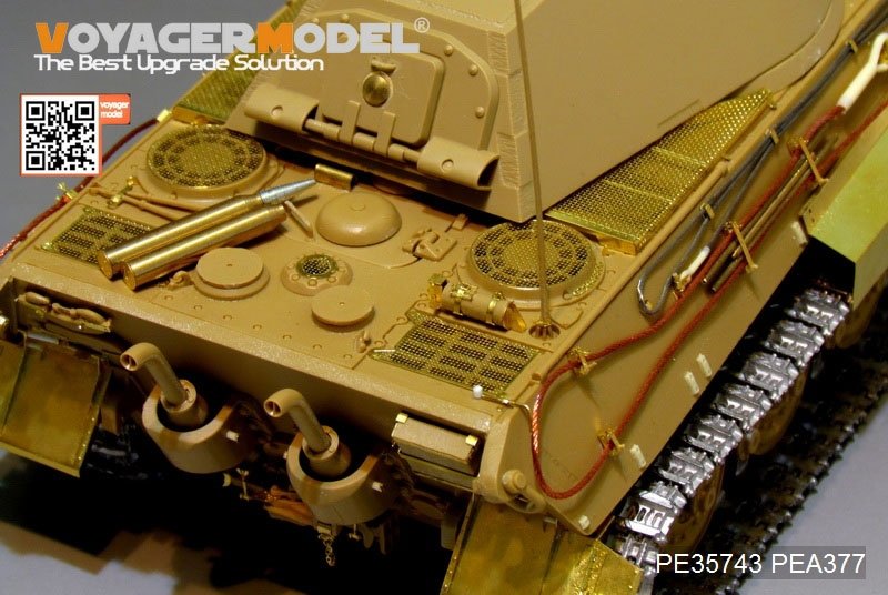 Voyager Model PE35743 WWII German King Tiger (Porsche Turret) （For TAMIYA 35169） 1/35 – zdjęcie 2