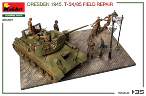 MiniArt 36064 Dresden 1945. T-34/85 Field Repair. BIG SET 1/35 – zdjęcie 6